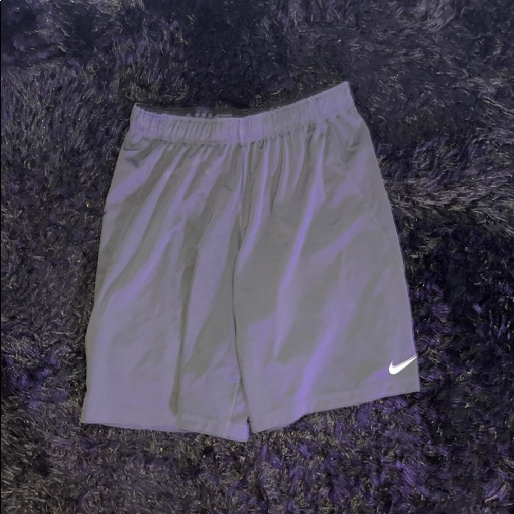 Grey nike gym shorts